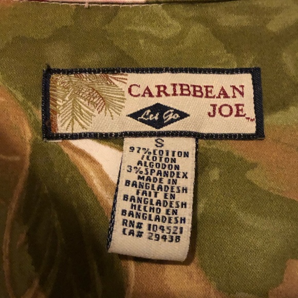 Caribbean Joe Floral 6 button jacket Sm with 4 pockets on front 2 inside pockets - Picture 6 of 12